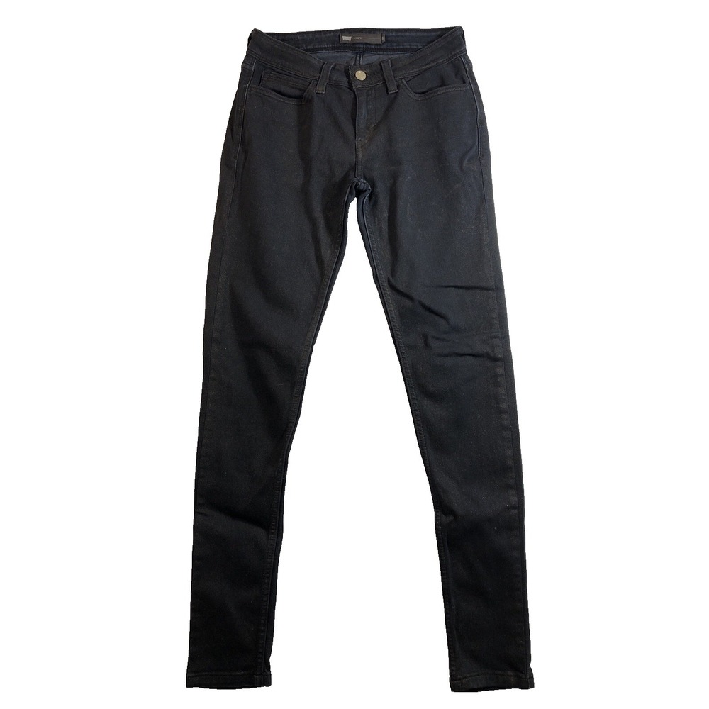 Levi's Jeans Women's 8 Denim Black Glitter Legging Skinny Low/Mid Rise (27x29)